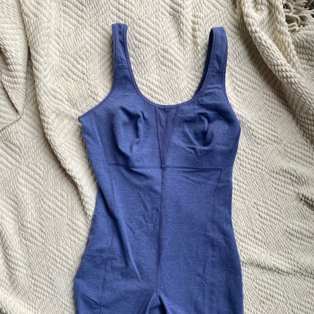 Champion Blue Scoop Neck Jumpsuit Romper